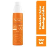 Avene Bloqueador Solar Fps50 Spray 200Ml
