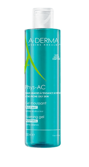 A-Derma Phys-Ac Gel Limpiador Purificante 200Ml