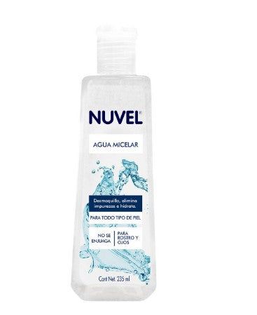 Agua Micelar Nuvel Rostro Ojos Frasco 235Ml