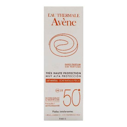 Avene Bloqueador Solar Fps50 Leche Mineral 100Ml