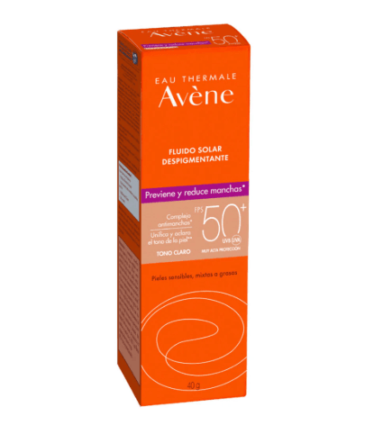 Aví­¨ne Fluido Solar Despigmentante Fps 50+ Tono Claro 40G