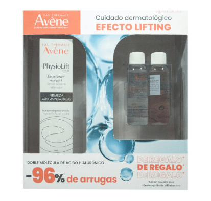 Avene Kit Serum Physiolift + Loción + Desmaquillante