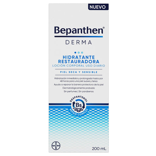 Bepanthen Derma Loción Corporal Uso Diario Para Piel Seca Y Sensible 20Ml