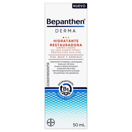 Bepanthen Crema Hidratante Restauradora Fps25 50Ml