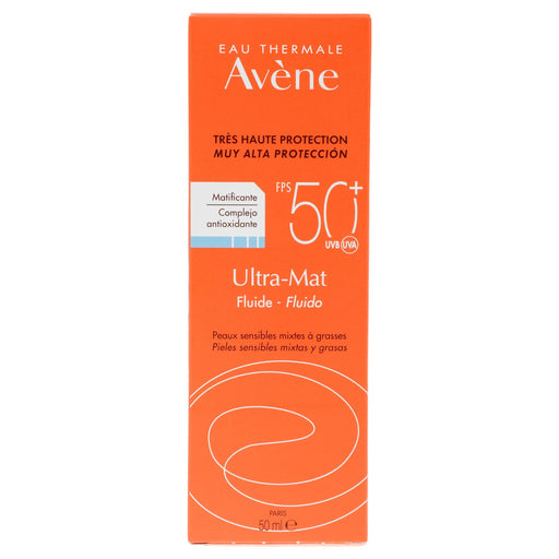 Avene Ultra Mat Fluido Sin Color Fps50 50Ml